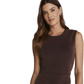 7 Diamonds Women's Apparel > Dresses 7 Diamonds Women's REV Sleeveless Mini Dress Cacao