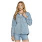 7 Diamonds Women's Apparel > Tops 7 Diamonds Women's Gianna Denim Shirt Vintage Light Blue