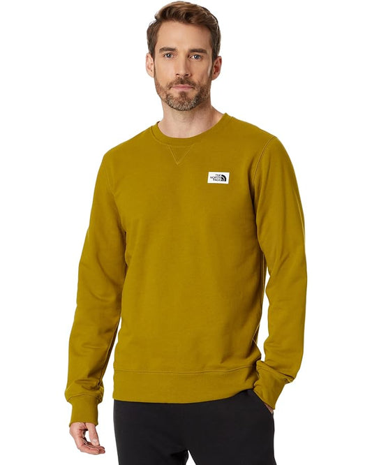 The North Face Men's Heritage Patch Crew Amber Green