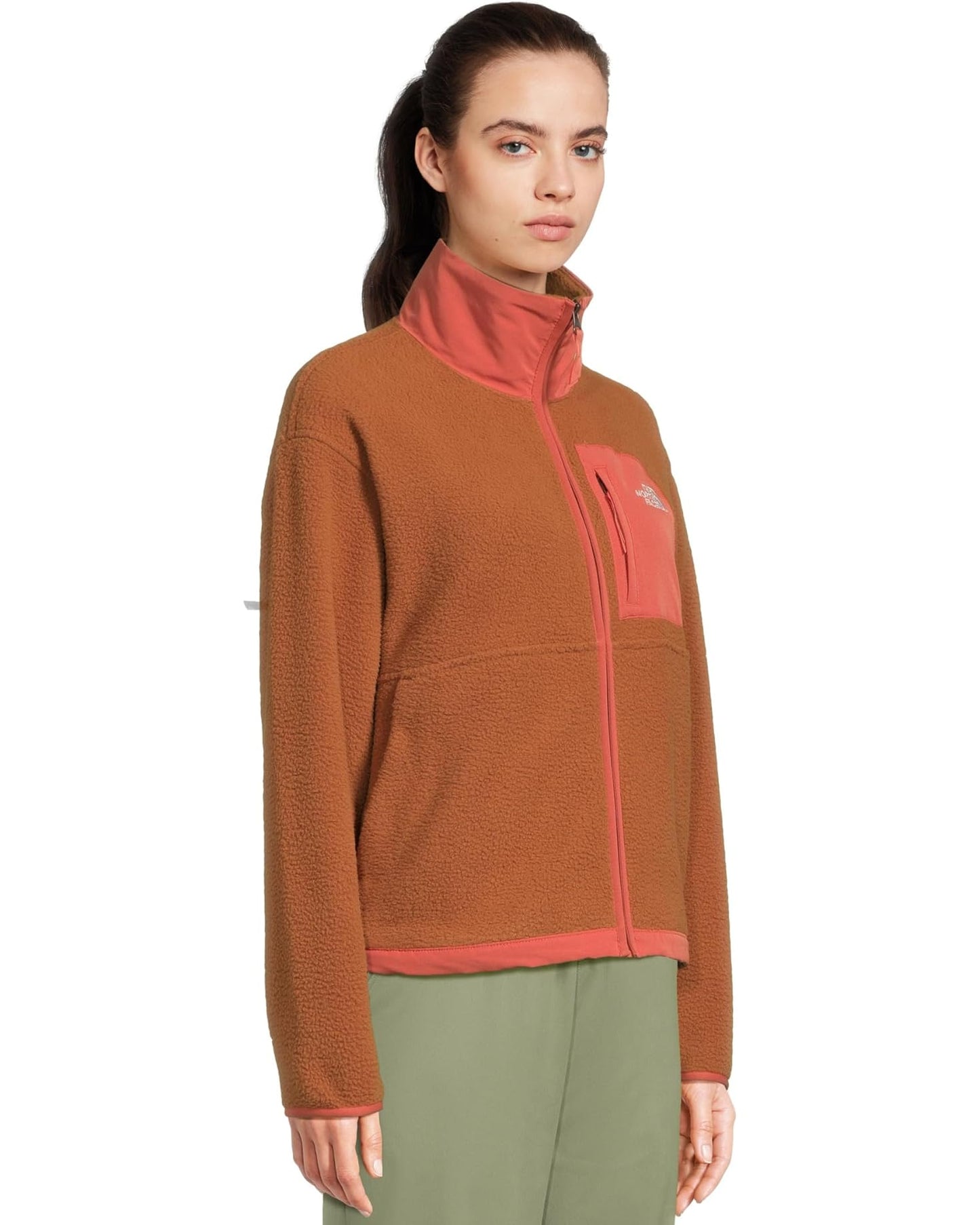 The North Face Women's Yumiori Off Peak Full Zip Jacket Burnt Umber/Mars Dust