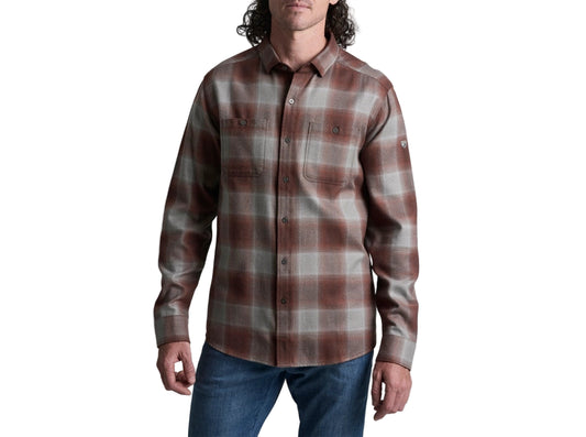 Kuhl Men's Law Flannel LS Renegade Red