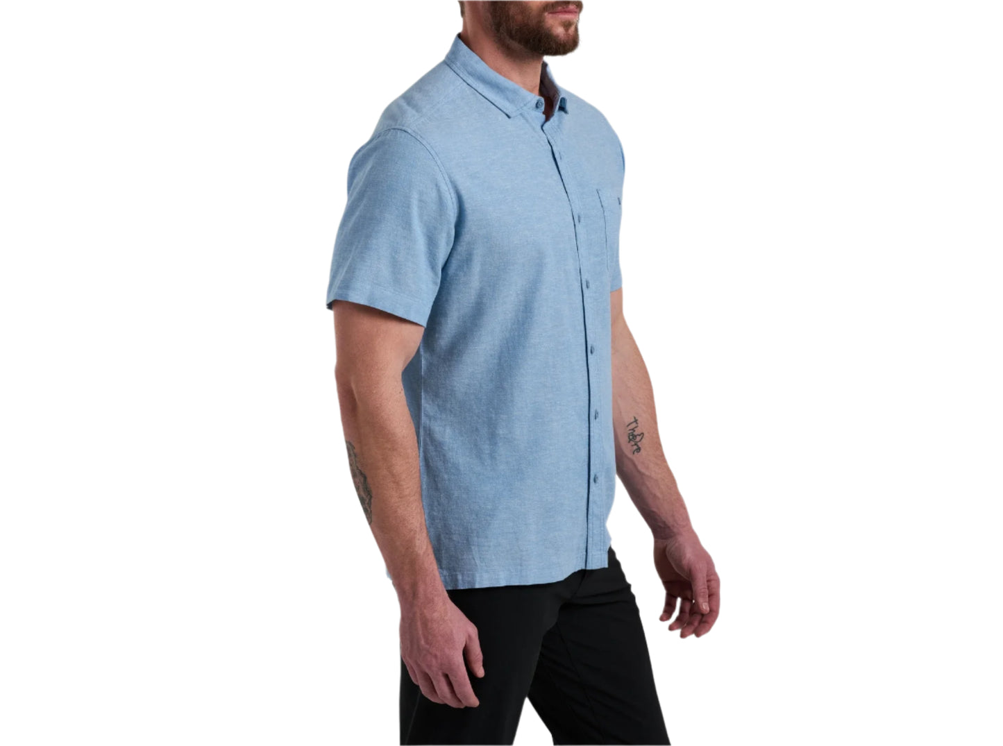 Kuhl Men's Getaway SS Blue Chalk