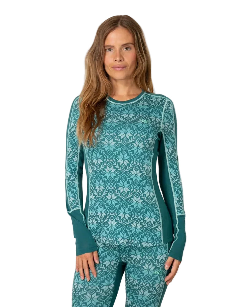 Kari Traa Women's Anna Long Sleeve Peacock