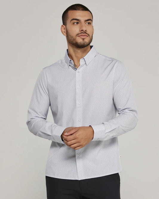 7 Diamonds Men's Willem Long Sleeve Shirt