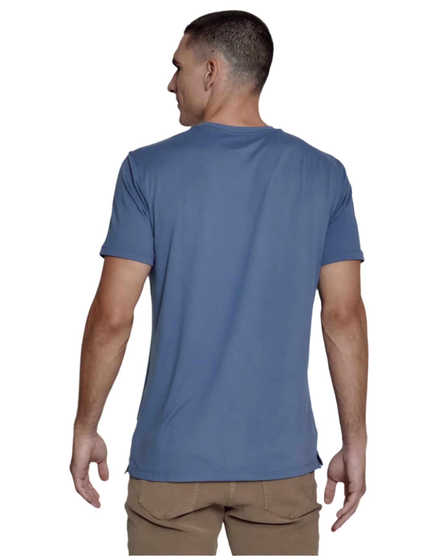 7 Diamonds Men's Core Crew Neck Tee Blue Indigo