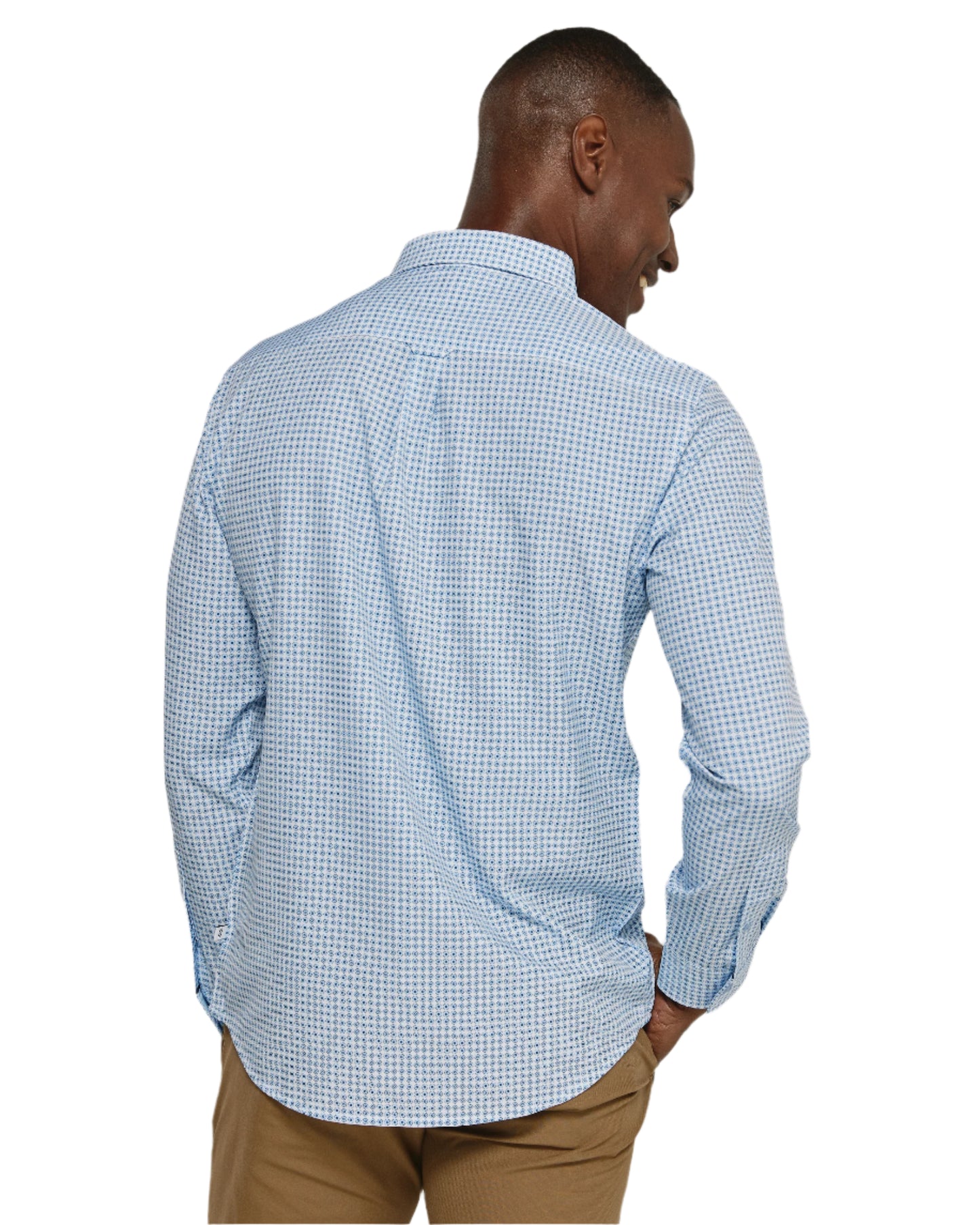 7 Diamonds Men's Cyril Long Sleeve Shirt White