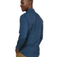 7 Diamonds Men's Willem Long Sleeve Shirt Navy