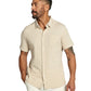 7 Diamonds Men's Bennet Short Sleeve Shirt Tan