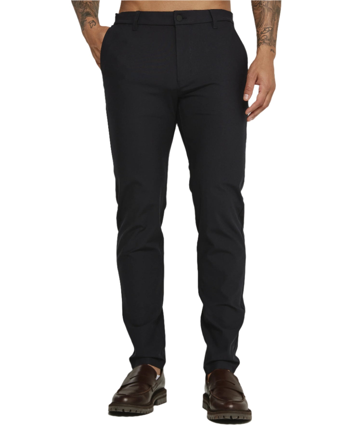 7 Diamonds Men's Infinity Athletic Chino Pant Charcoal