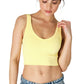 Nikibiki Women's Reversible Herringbone Crop Top