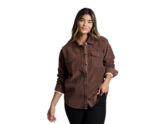 Kuhl Women's Tallula Cord Shirt Coffee