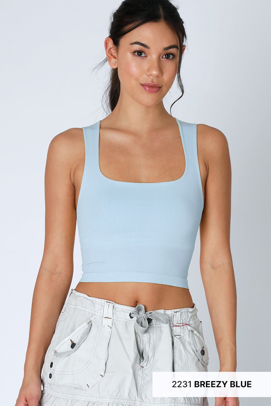 NIKIBIKI Clean Square Neck Top NS8252 - Brekken's