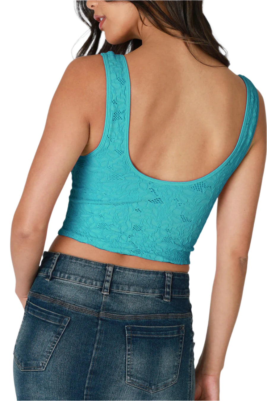 Nikibiki Lace V Neck Tank Top NS8309