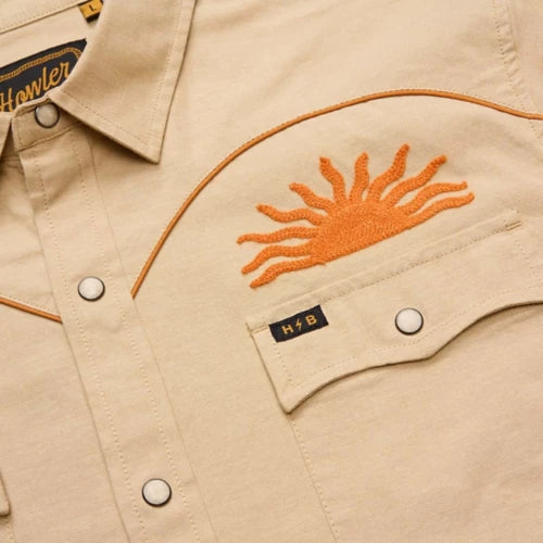 Howler Bros Men's Crosscut Deluxe Longsleeve El Sol Gold