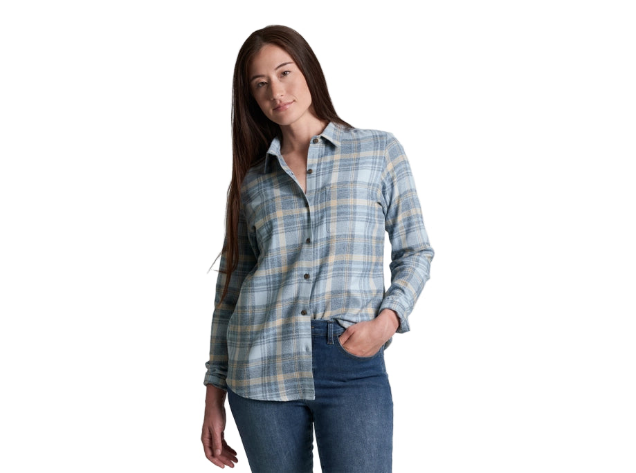 Kuhl Women's Whisper Flannel Winter Sky