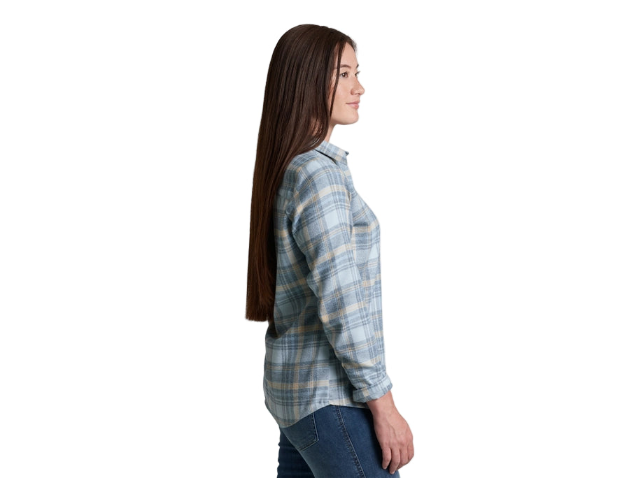 Kuhl Women's Whisper Flannel Winter Sky