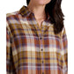 Toad Women's Re-Form Flannel Boxy LS Shirt Aster Madras