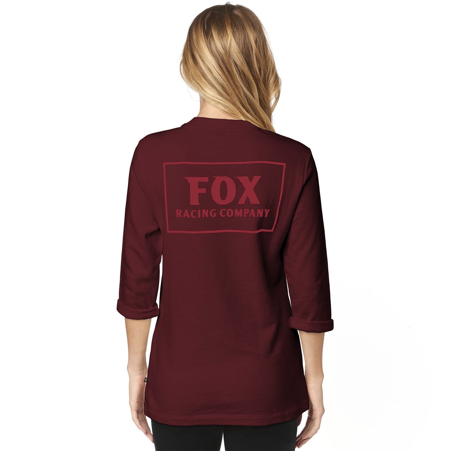 Fox Women's Heater 3/4 Sleeve Crew Fleece