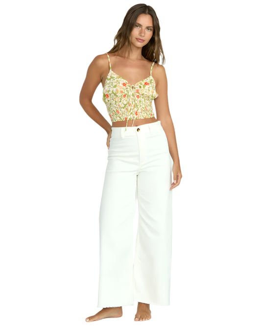 Billabong Women's Free Fall Twill Pant Salt Crystal 1