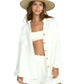 Billabong Women's Sweet Swell LS Salt Crystal