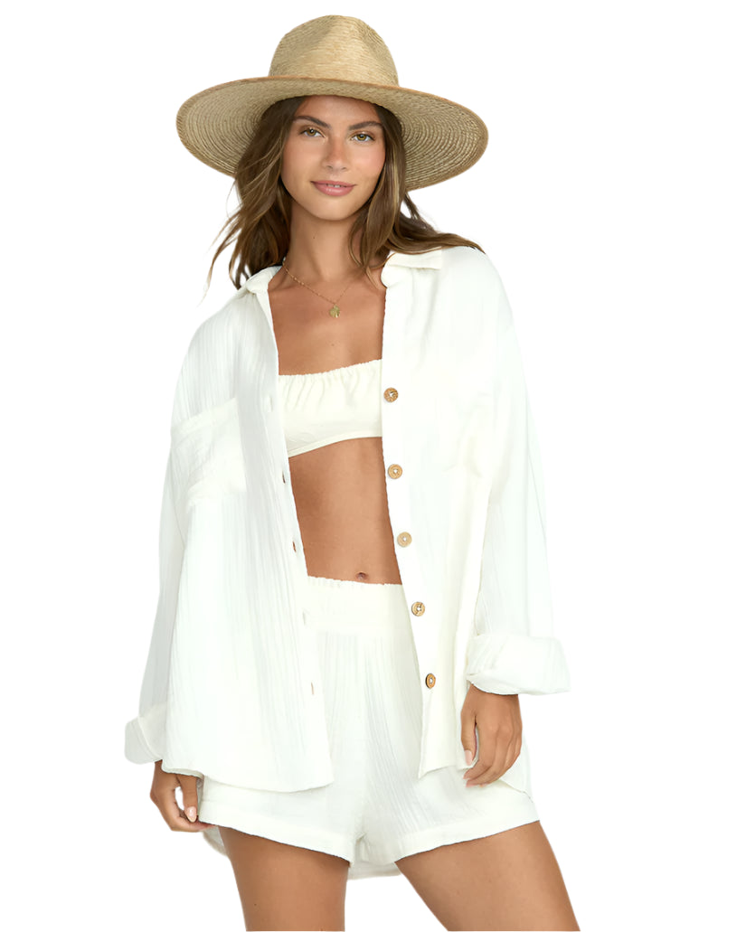 Billabong Women's Sweet Swell LS Salt Crystal