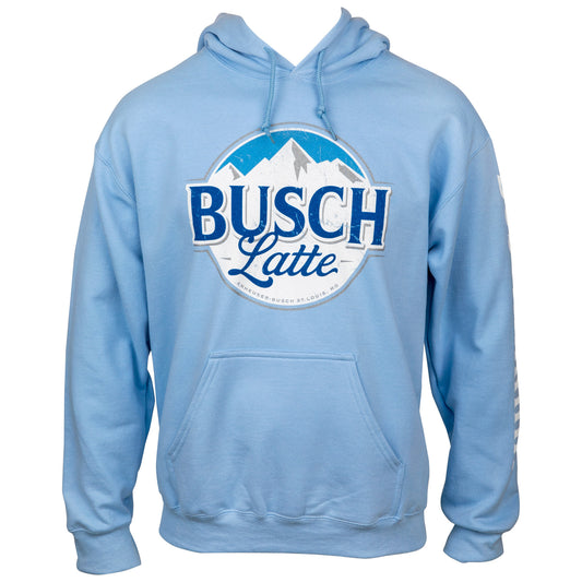 WYB Men's Busch Latte MT Logo PO Hoody Light Blue