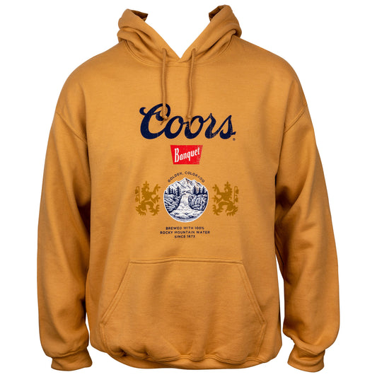 WYB Coors Golden Banquet Beer Logo Hoodie