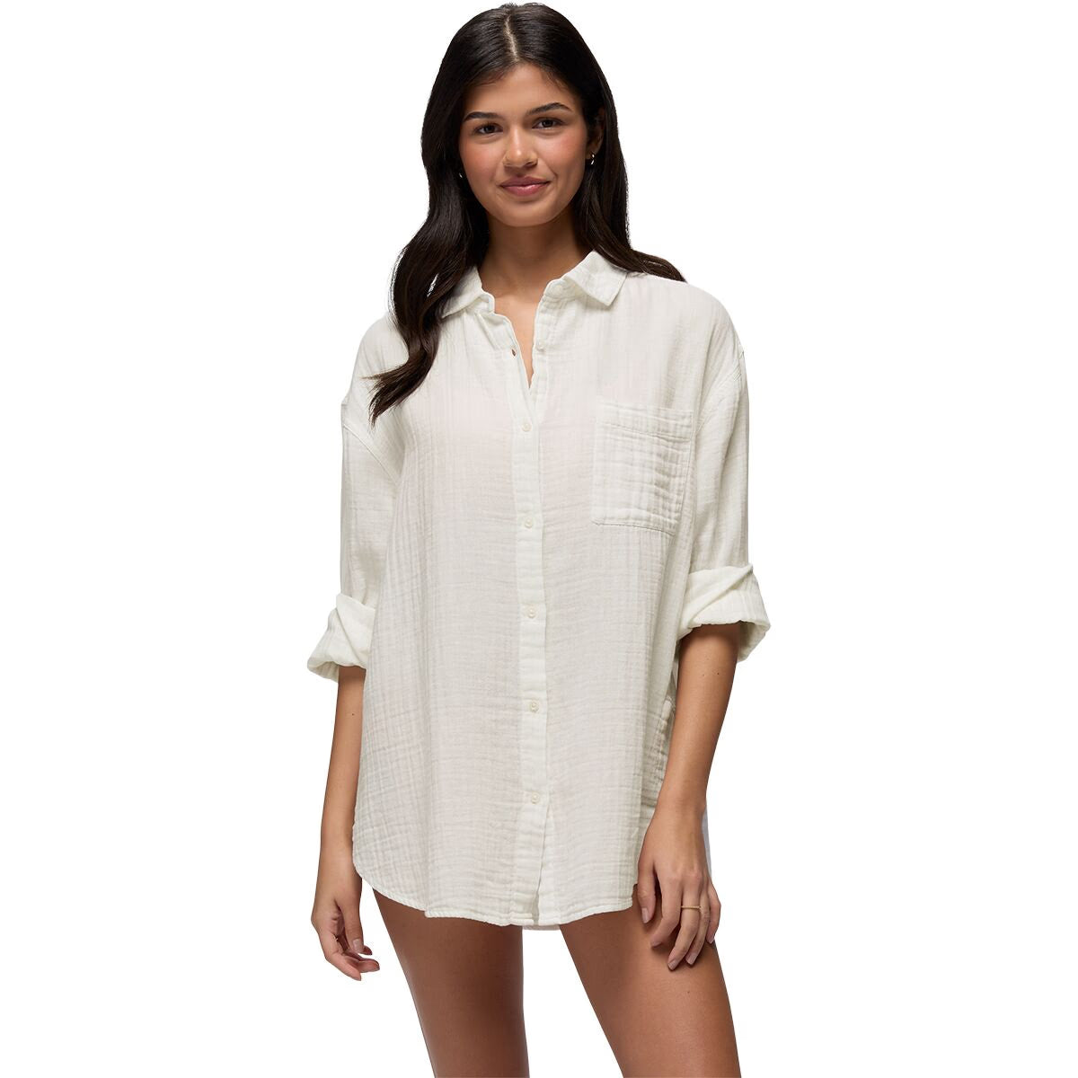 prAna 181 prAna Women's Hideaways Button Down Top Alba