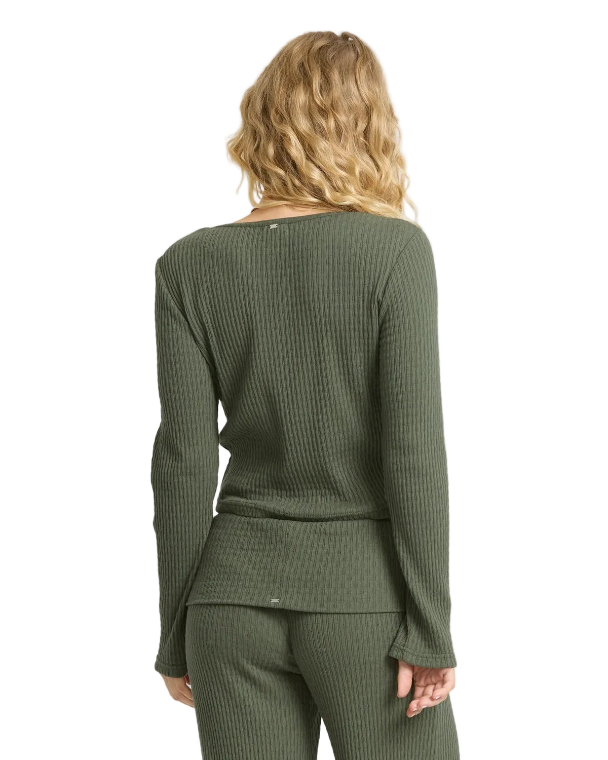 Billabong Women's Sweet Coast Ls Knit Top Canteen