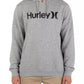 Hurley One And Only Solid Fleece PO Dk Htr Grey