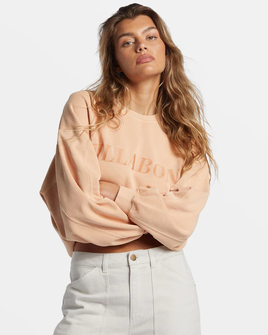 Billabong Women's Palmin Kendal Crew Baked Clay