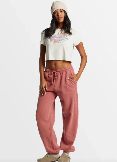 Billabong Women's Palmin Jogger Red Clay