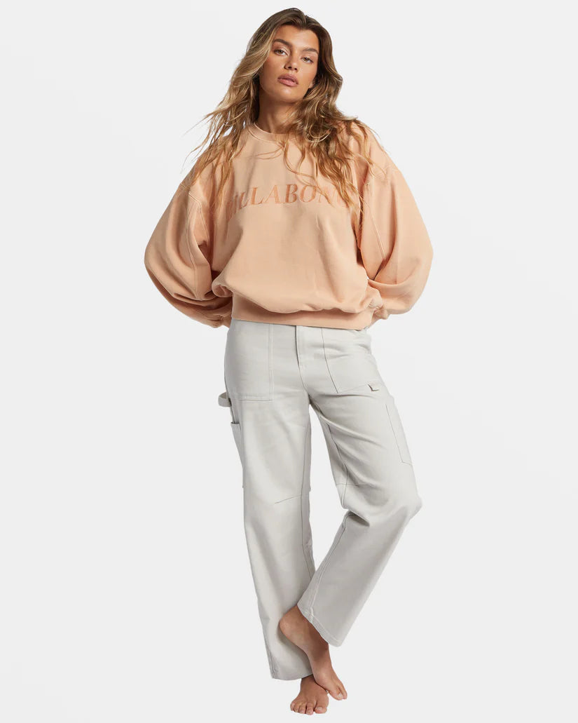 Billabong Women's Palmin Kendal Crew Baked Clay