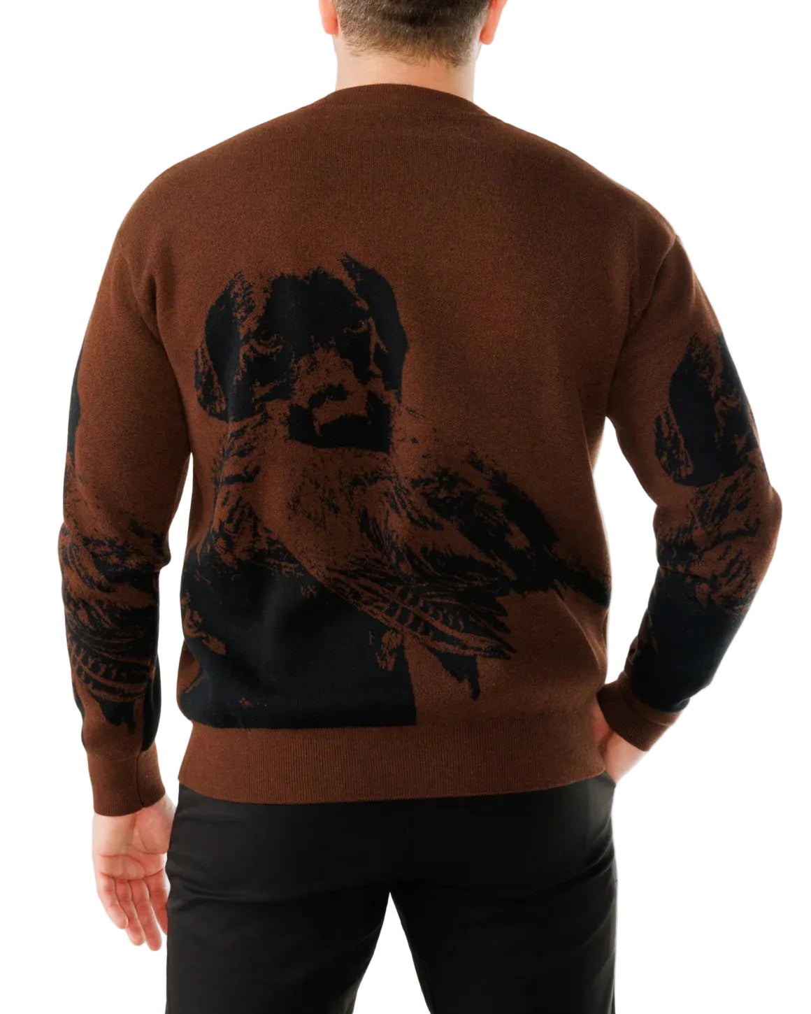 Waggle Unisex Bird Dog Wildknit Crewneck Sweater