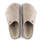 Birkenstock Women's Zermatt Shearling Wool Felt Eggnog Narrow Fit