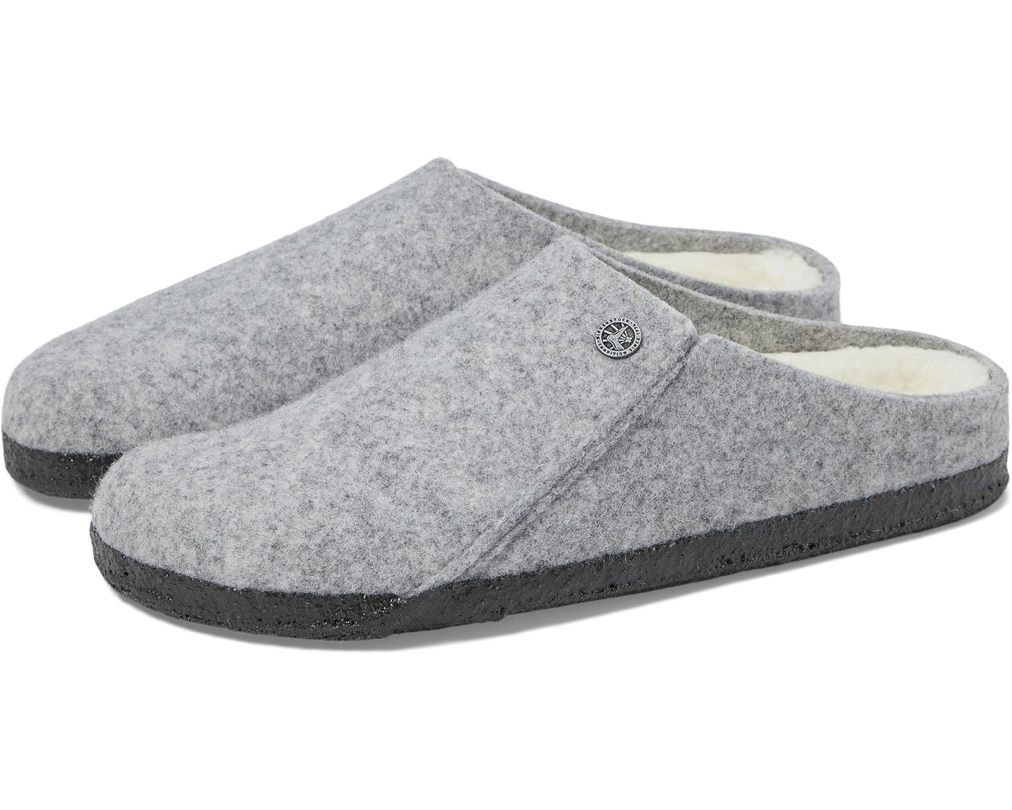 Birkenstock Men's Zermatt Shearling Wool Felt Light Grey