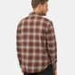 Tentree Men's Kapok Flannel Colville Deep Mahogany/Shadow Plaid