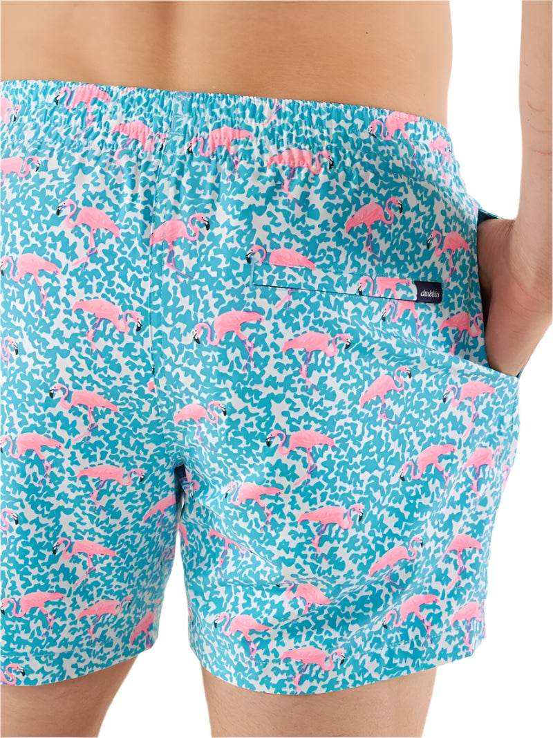 Chubbies Domingo's are for Flamingo's 5.5" Lined Swim Trunk