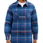 Waggle Men's Flannel Overshirt Cocky Rooster