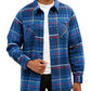 Waggle Men's Flannel Overshirt Cocky Rooster