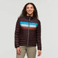 Cotopaxi Women's Fuego Down Jacket - Coffee Stripes