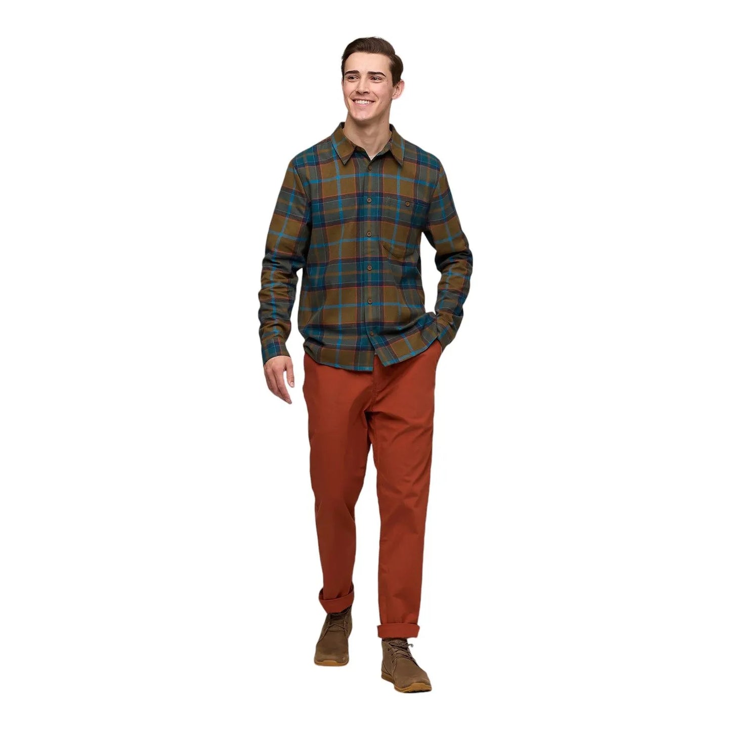 Cotopaxi Men's Quedo Flannel Shirt - Live Oak Plaid