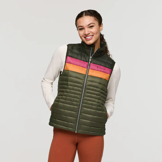 Cotopaxi Women's Fuego Down Vest - Woods and Fatigue