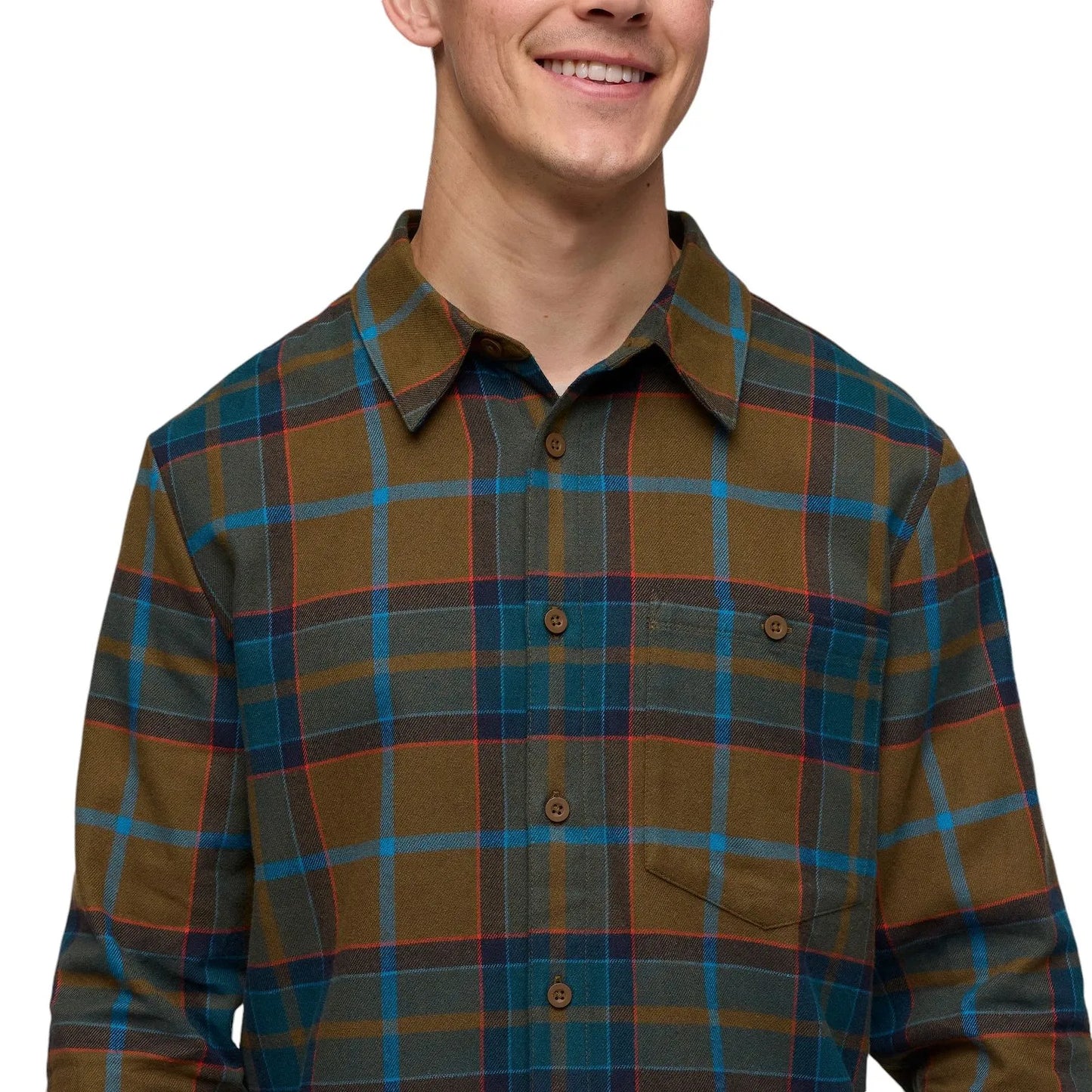 Cotopaxi Men's Quedo Flannel Shirt - Live Oak Plaid