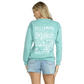 Billabong Women's Check Yourself Crew FLC Misty Blue