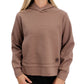 Waggle Women's Lakeside Waffle Knit Hoodie Driftwood