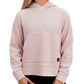 Waggle Women's Lakeside Waffle Knit Hoodie Dusty Rose