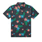 Chubbies Men's The Electric Flowers Performance Polo Black