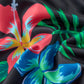 Chubbies Men's The Electric Flowers Performance Polo Black