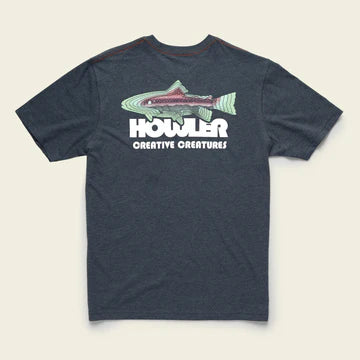 Howler Bro's Blended Pocket T-Shirt - Trucha : Charcoal Heather